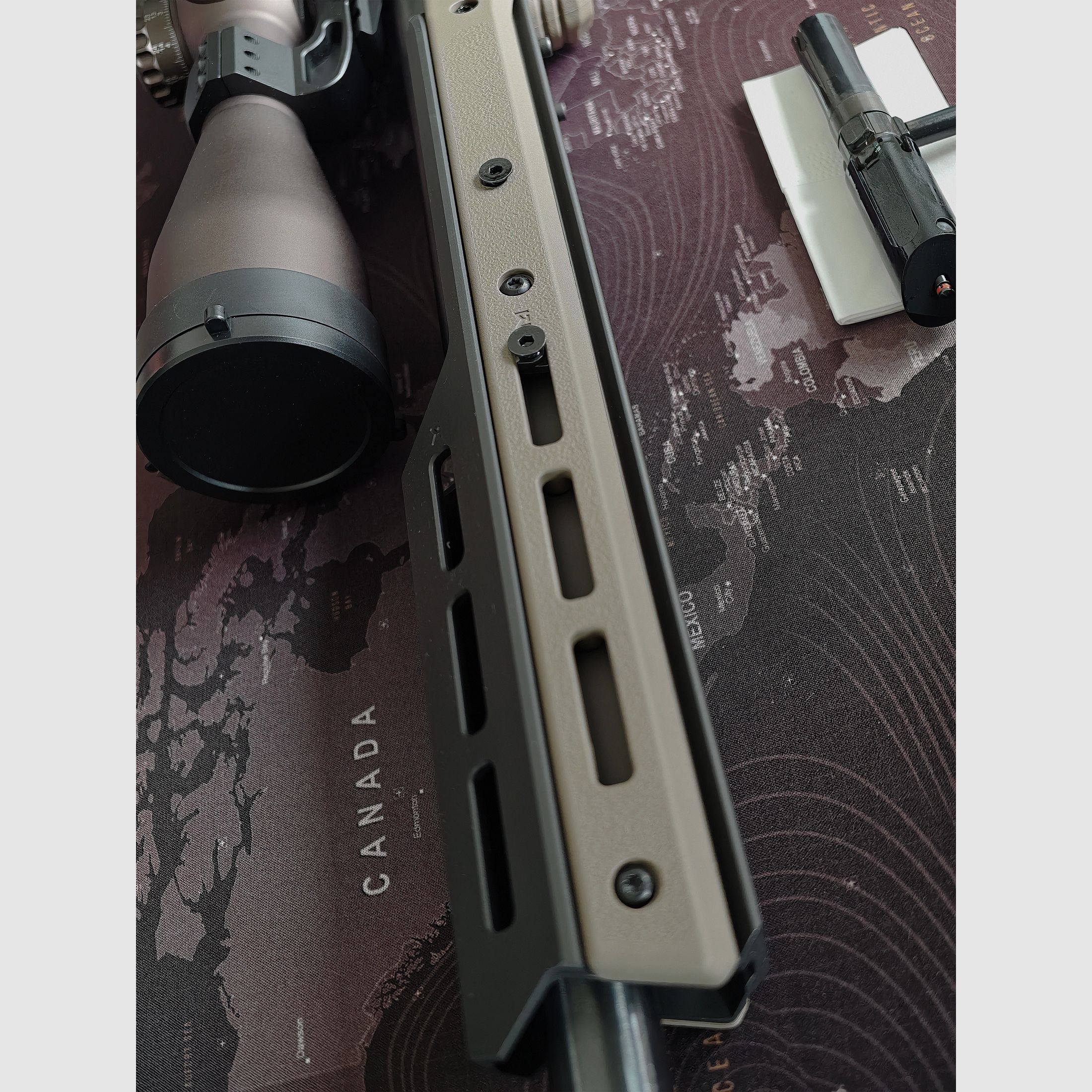 Anschütz APR 1761 Long Range +  XRS Enclosed Forend + Vector Optics SCFF-39 Continental x6 4-24x56 Coyote 