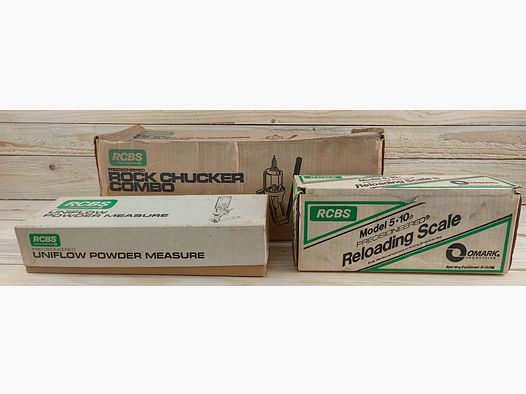 RCBS Komplettsatz Rock Chucker, .357 Magnum & 9mm Luger *top*