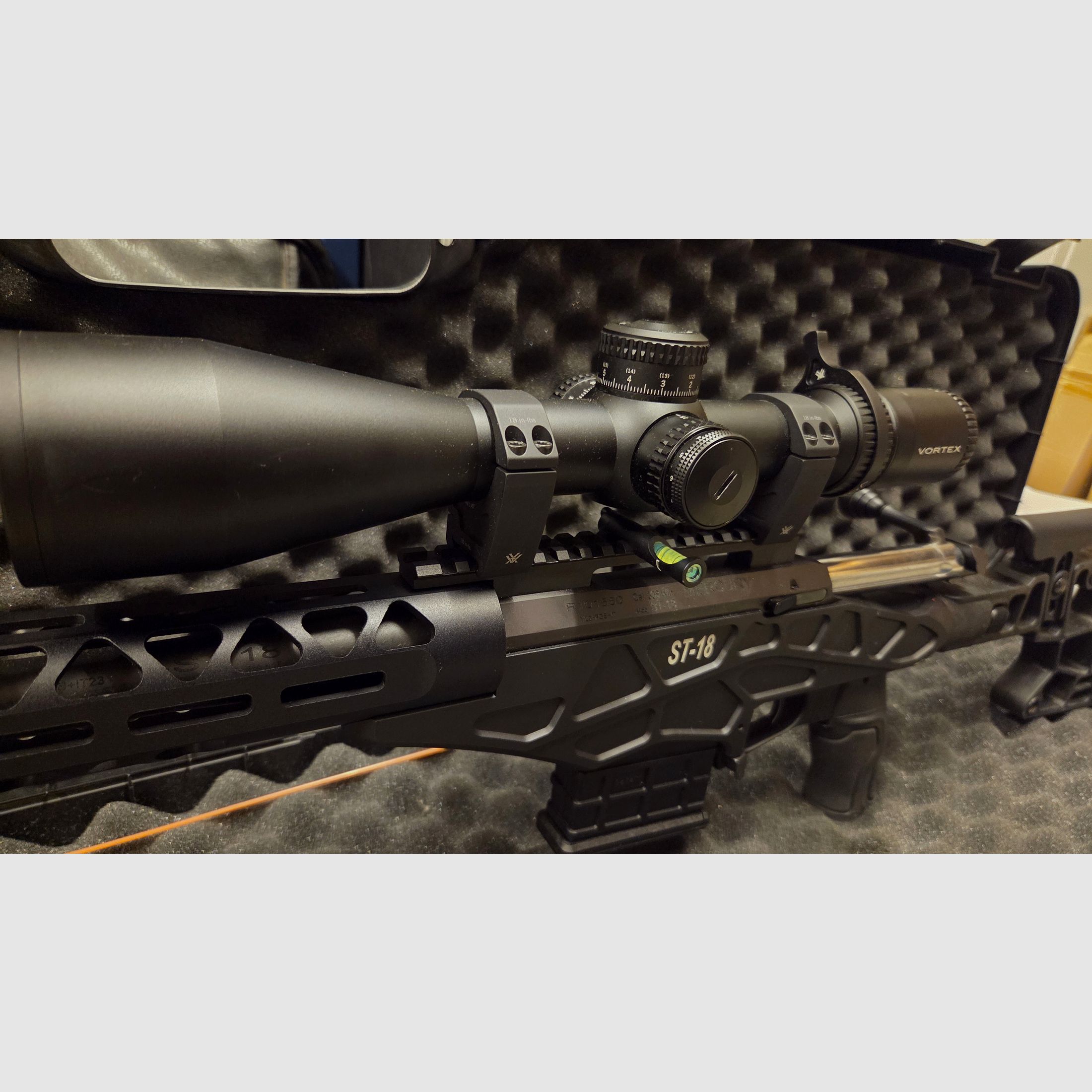 Sabatti ST18 Key-Mod + Vortex Strike Eagle 5-25x56 + Zweibein + Montage + Koffer Präzisionsgewehr .308Win - opt.Munition - Long Range Mercury ST 18