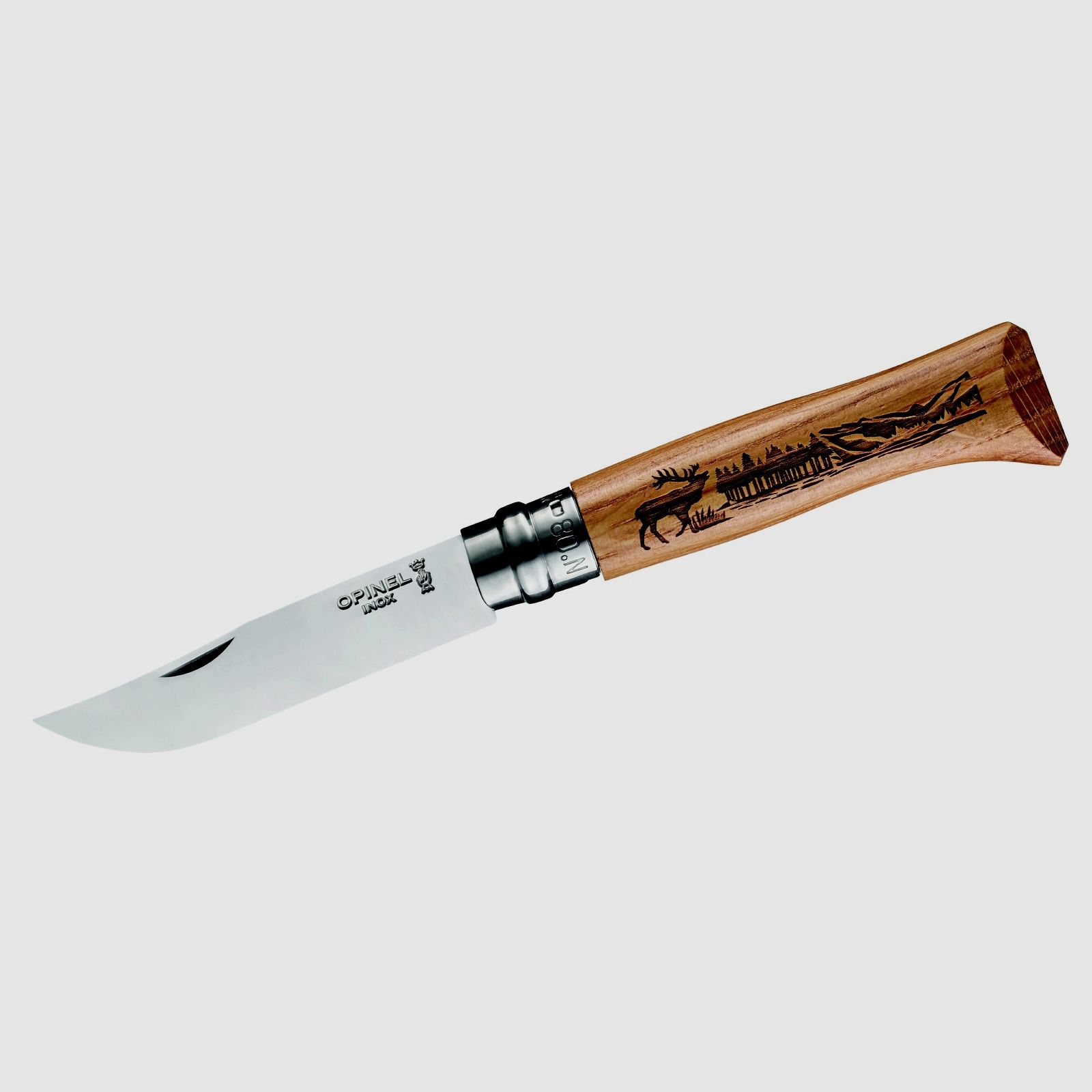 Opinel Messer Animalia Hirsch rostfrei