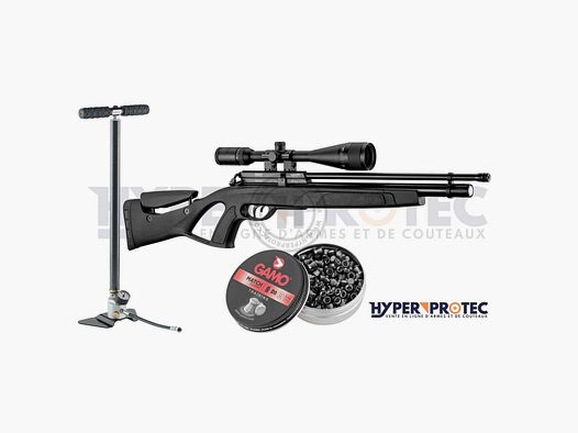 Pack Gamo Coyote Tactical + Lunette + Pompe