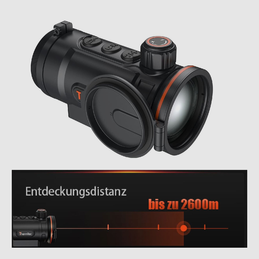 ThermTec | HUNT 650 Clip-on | Wärmebildvorsatzgerät