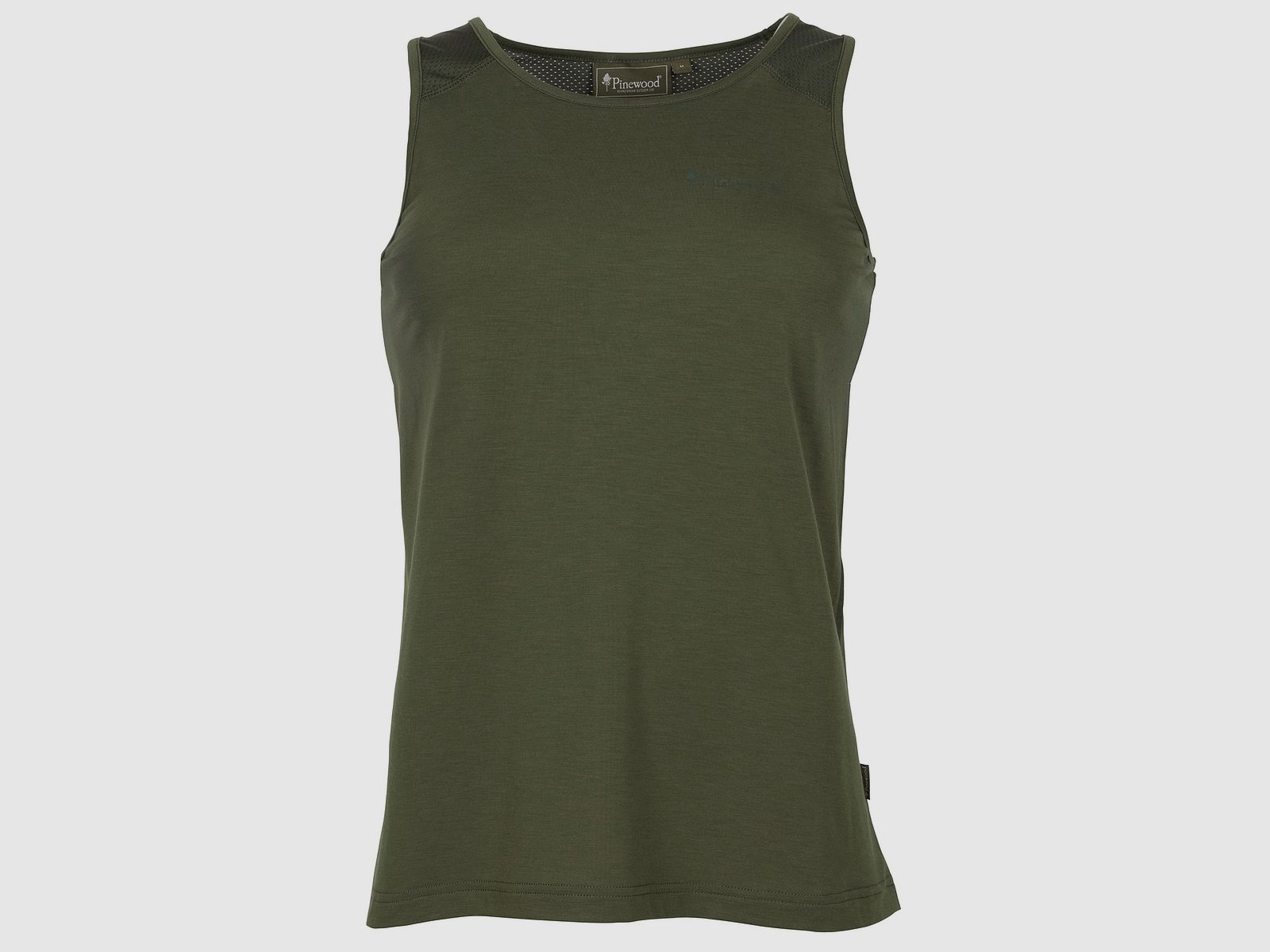 Pinewood Tank Top Finnveden Air Vent Moss Green