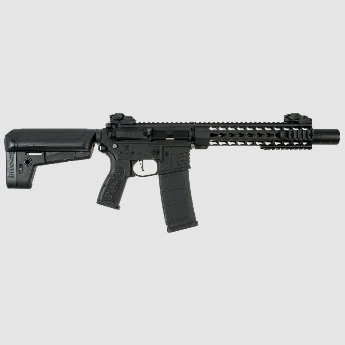 AR15 KeyMod 10 Zoll PREDATOR CHARLIE Schwarz S-AEG Softair Gewehr Frei ab 18 Jahren | Delta Armory, Bild 4 von 4
