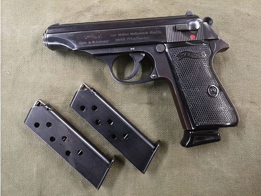 Walther PP .380ACP / 9mm Kurz GANZSTAHL