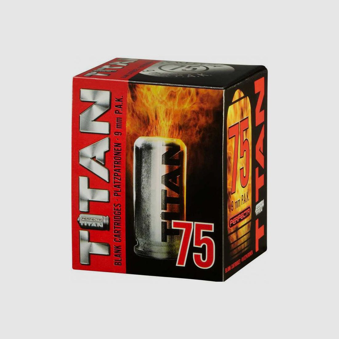Umarex Perfecta Titan Platzpatronen 9 mm P.A.K. 75 St.