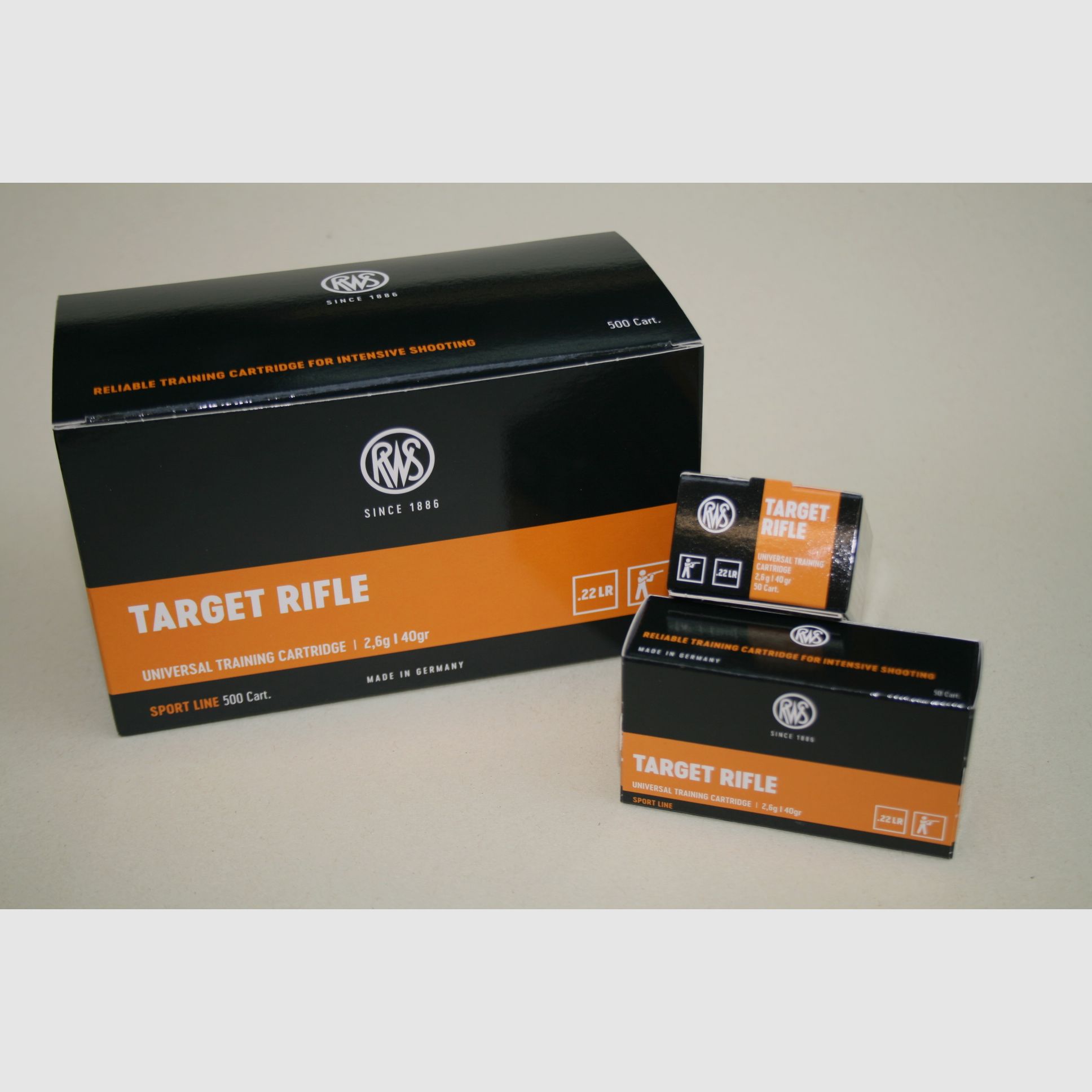 RWS Target Rifle 40 grains Kal. 22lr x 500
