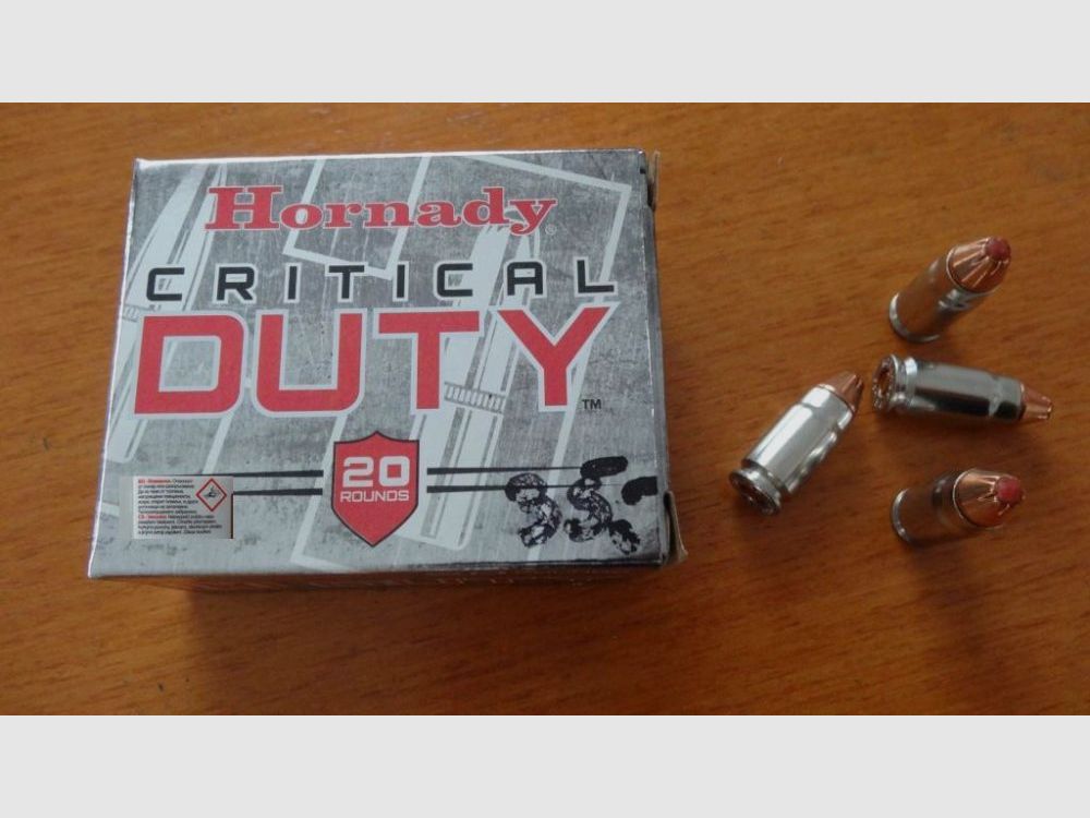 Hornady 20 Stück-Patronen von Hornady .357 Sig. 135 Gr. JHP