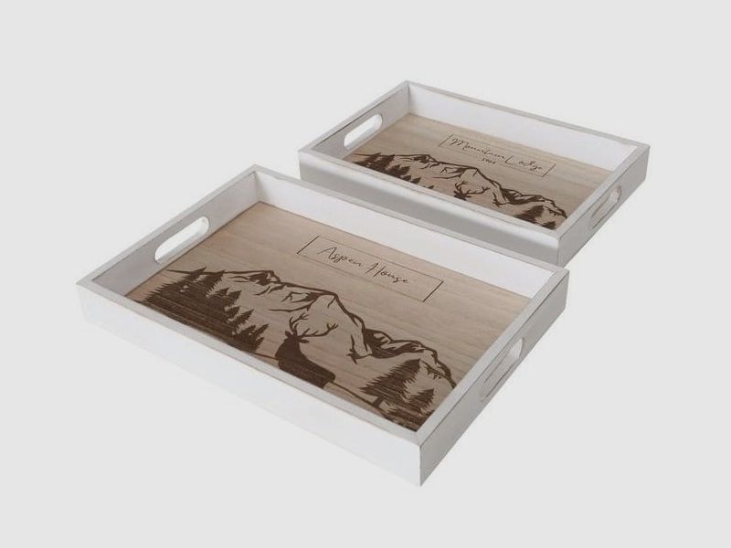LivingActive Forestis Tablett 2 tlg. Set