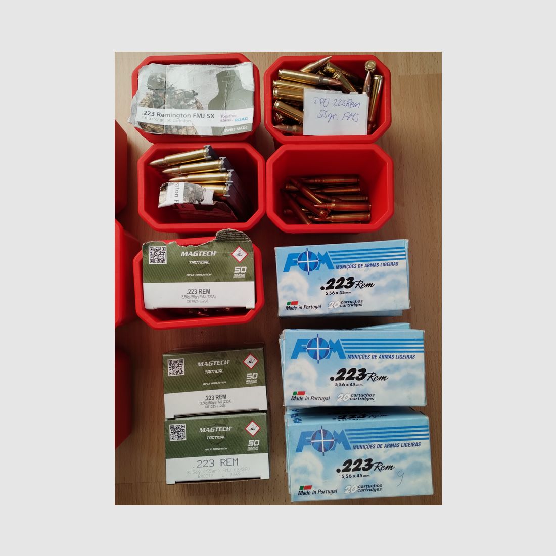 .223 Rem.  1680 Patronen: Norma, Ruag, S&B, PMC...