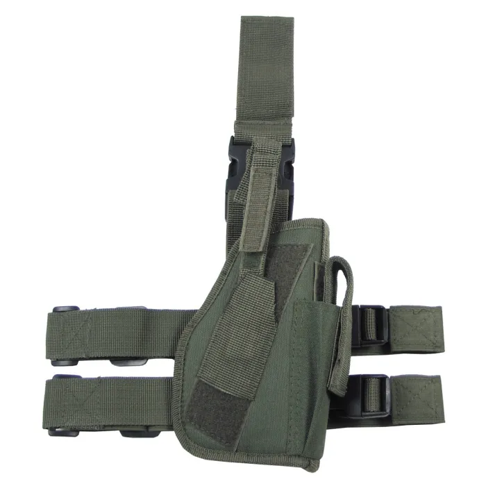 Fondina per pistola a gamba per arma corta - Destrimano - Oliva