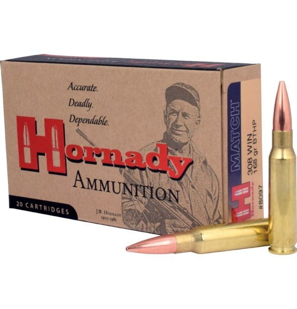 Hornady Match .308 Win. BTHP 168gr. - 20 St.