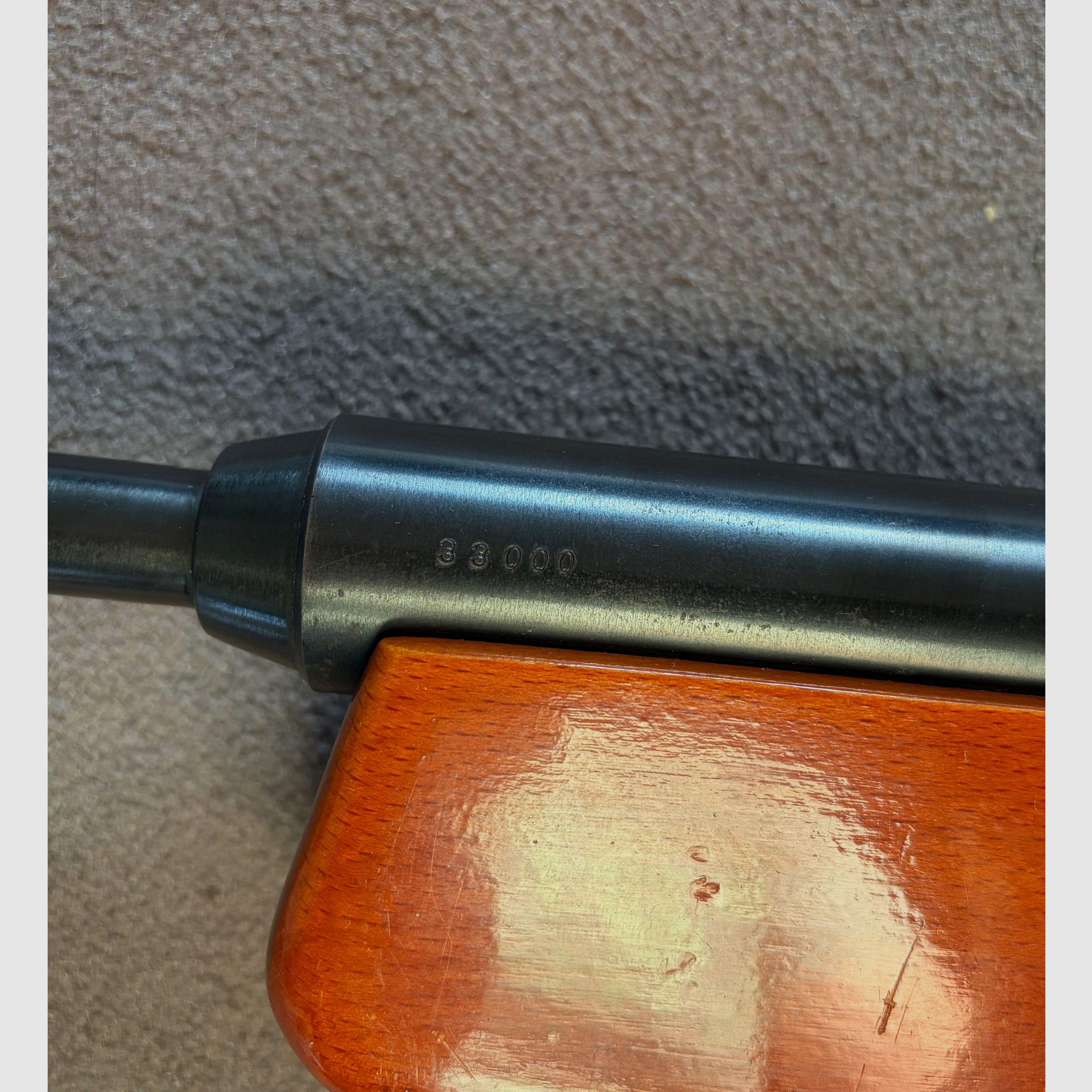 Schönes Luftgewehr Haenel 312 Seitenlader