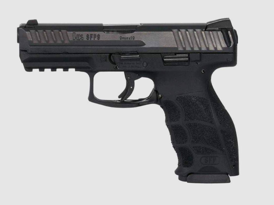 Pistole SFP9-SF, 9mm Luger mit Magazin-Paddle Schwarz | Heckler & Koch