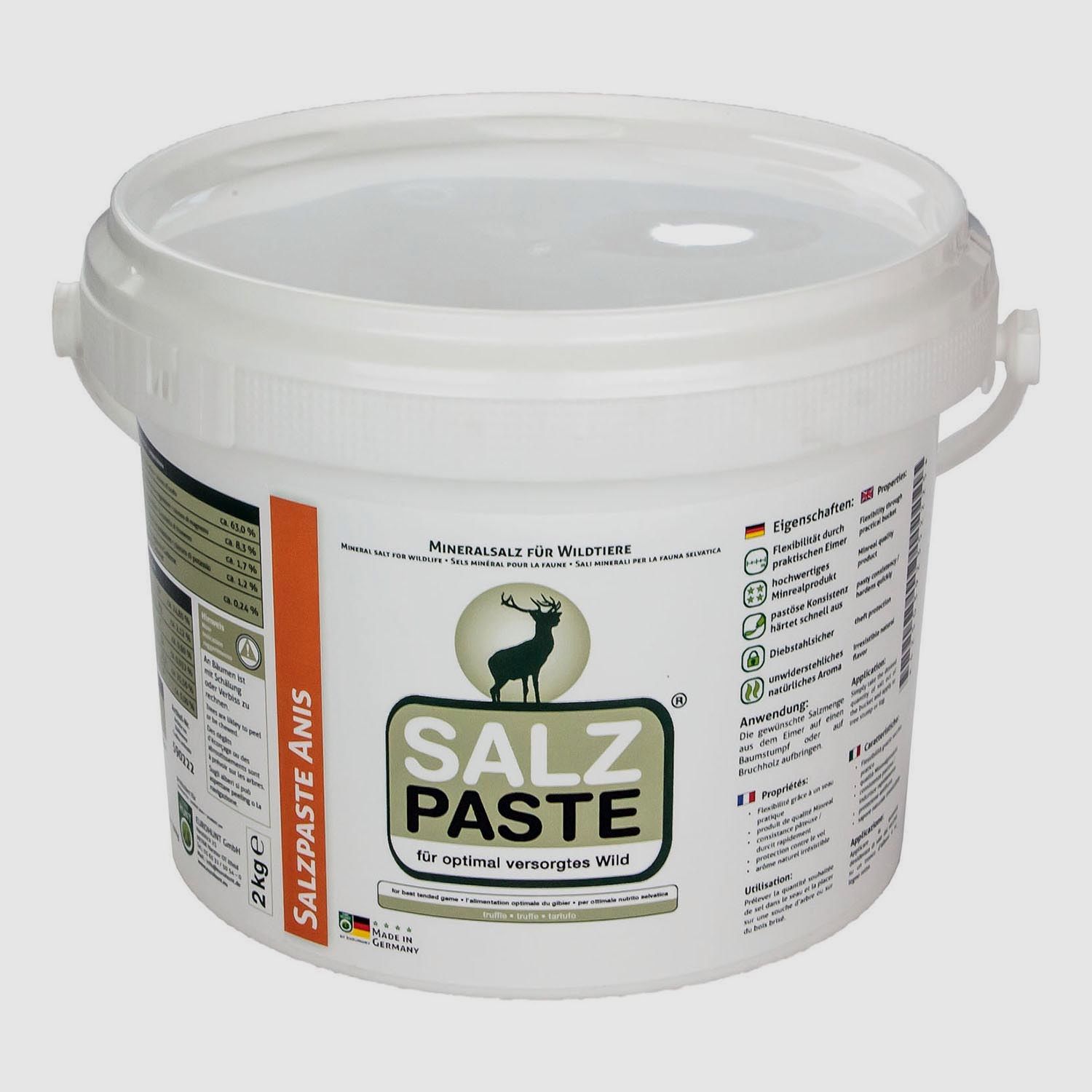 Eurohunt DEUSA Salzpaste - Anisaroma 2kg Eimer