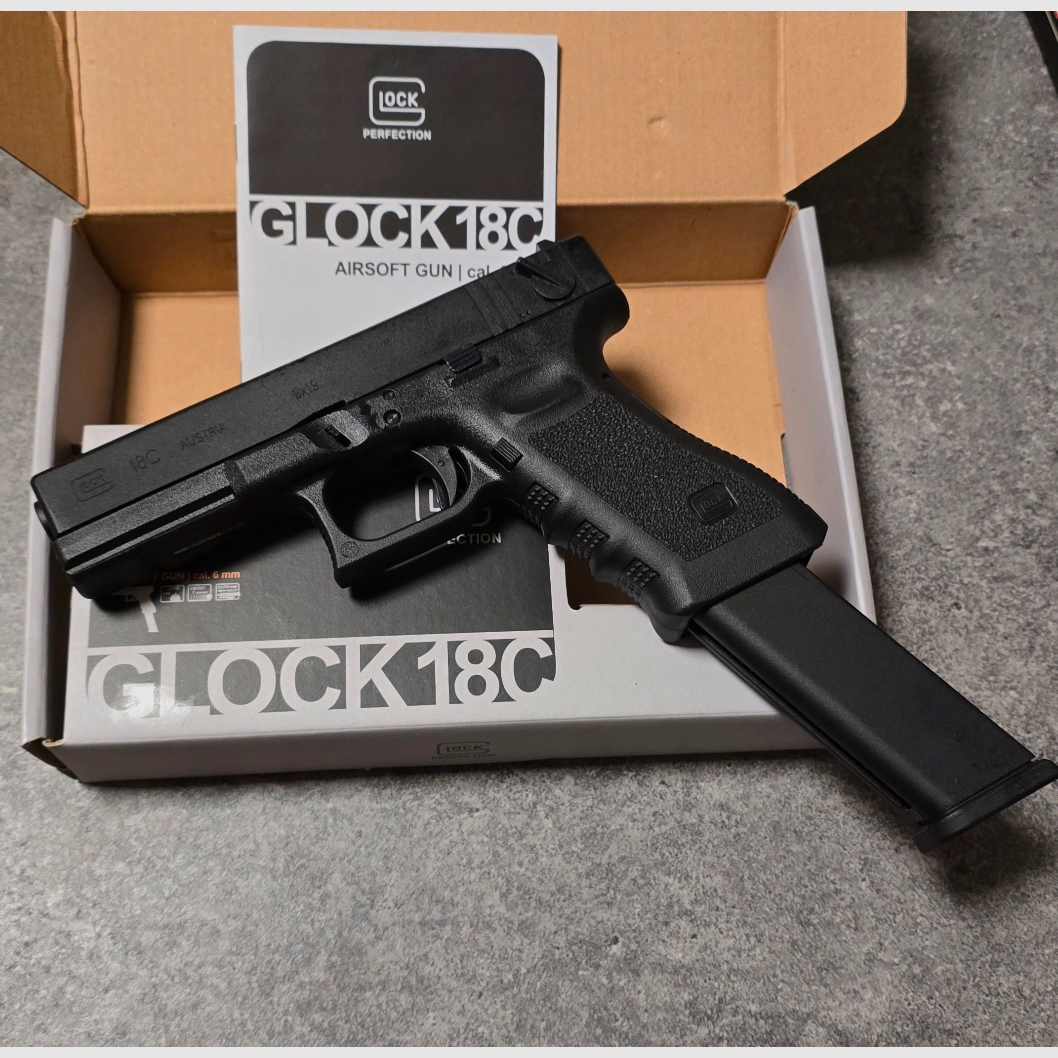 Glock 18C 6 mm GBB Airsoft Softair