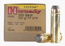 Hornady Custom .500 S&W 500GR XTP 20 cartridges