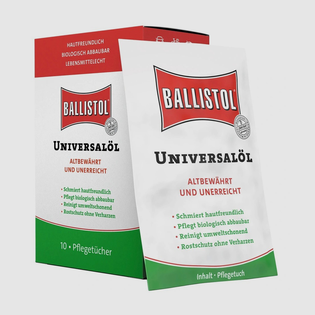 Universalöl Pflegetücher Box Ballistol