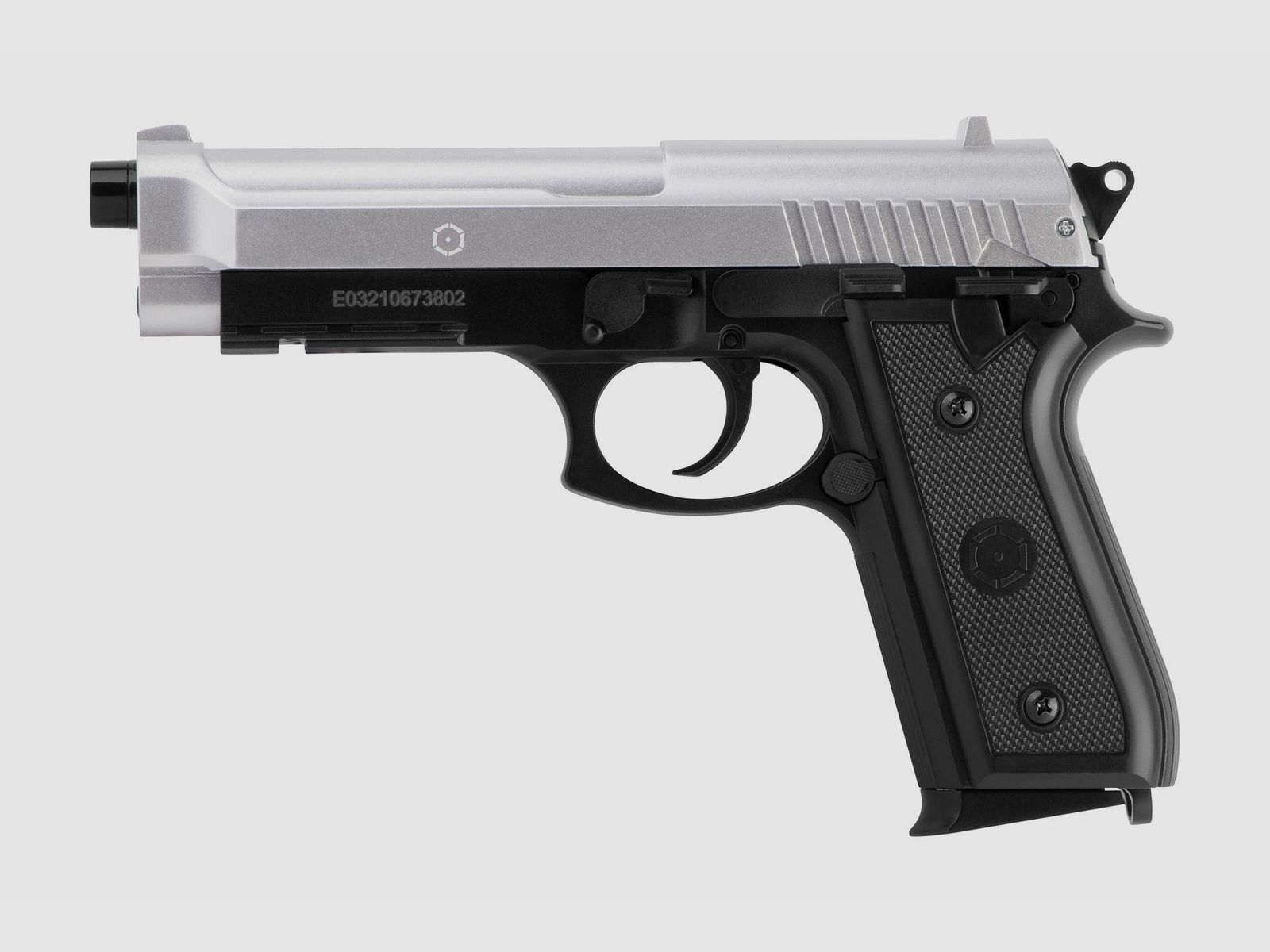 Cybergun PT92 H.P.A. Bicolor, < 0,5 J, Federdruck