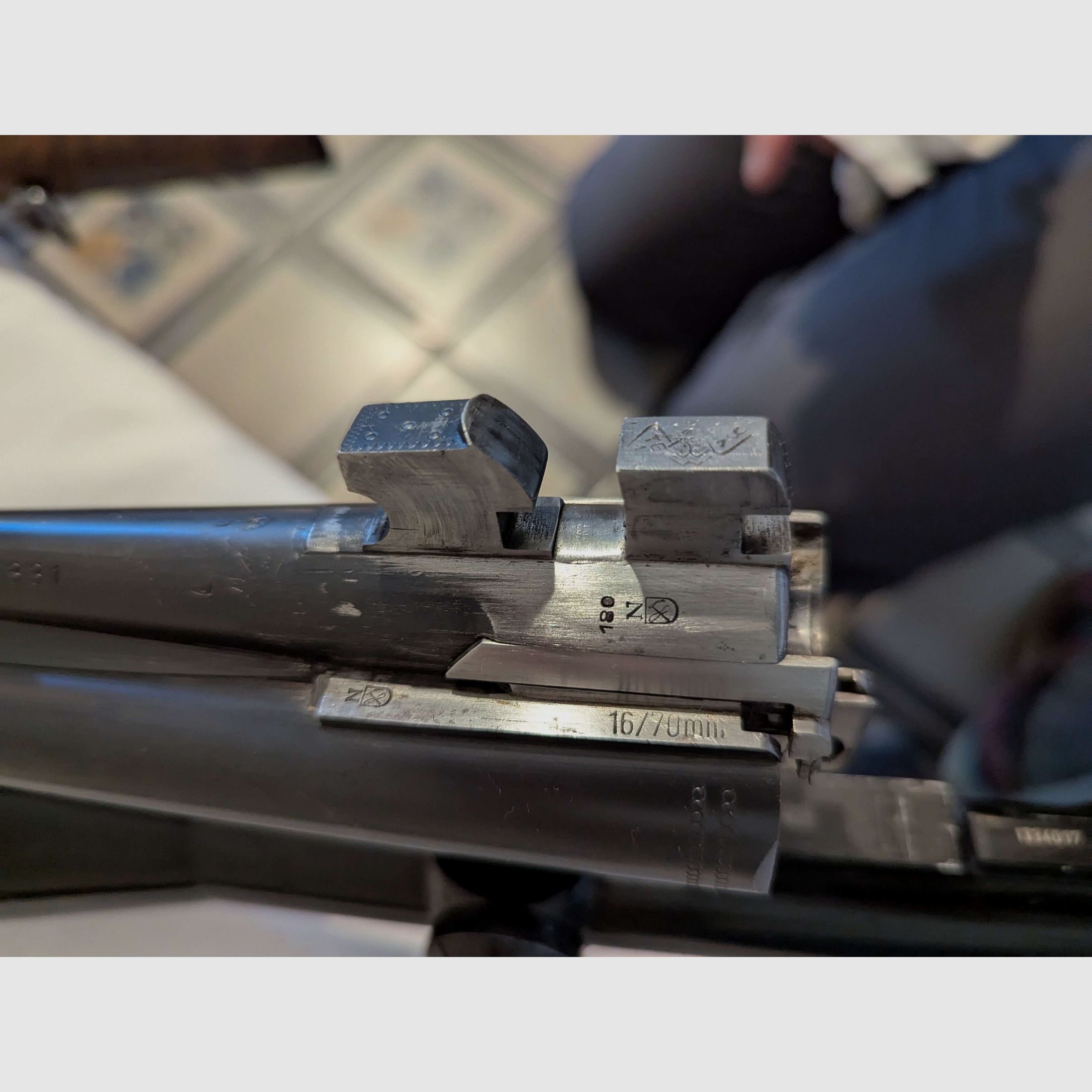 Drilling Suhl 6.5 x 57R 16/70 single barrel .22 Magnum