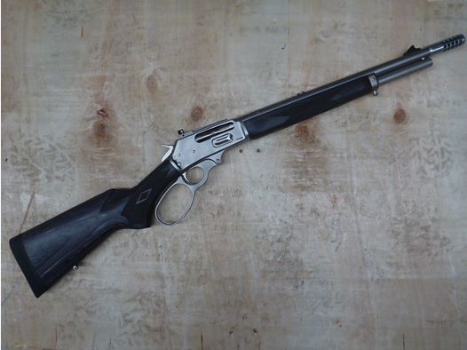 MARLIN 1895 Trapper Edelstahlbüchse mit fester Mündungsbremse Kaliber 45-70 Govt