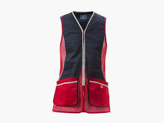 Beretta silver Pigeon Trap schietvest rood/blauw 4xl