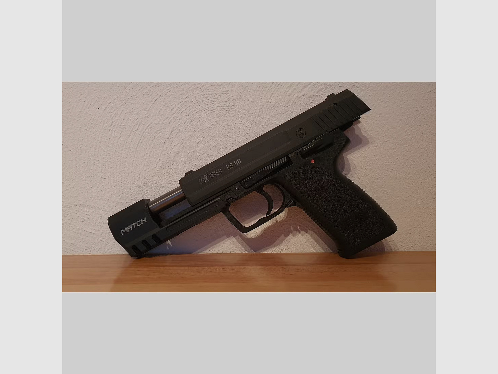 Röhm RG 96 Match, im Kaliber 9 mm P.A.K black