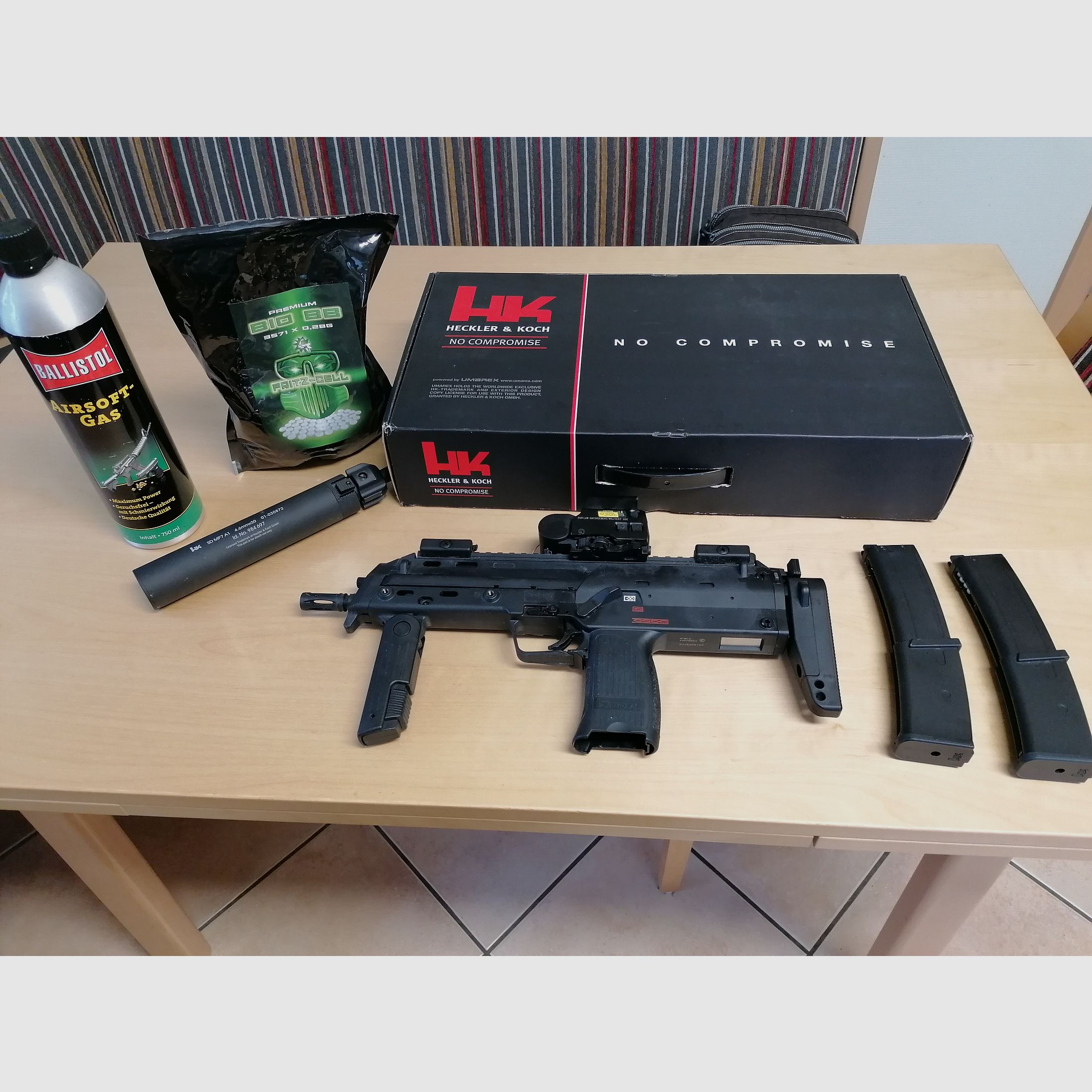 HECKLER & KOCH MP7 A1 GBB V2 1,3J Softair