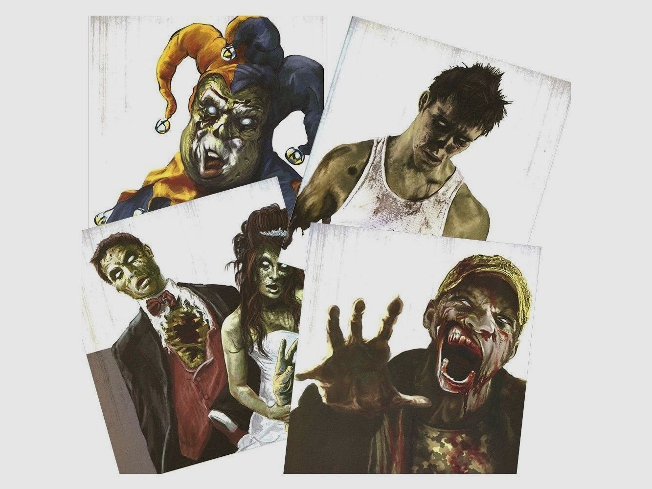 Zombie Zielscheiben von Crosman - 20 Stk. - 24,5 x 23,5 cm