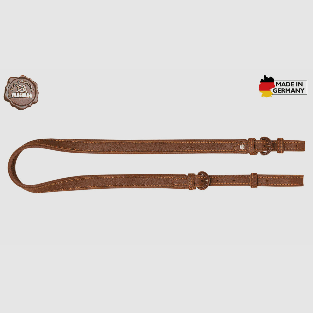 AKAH elk leather rifle sling
