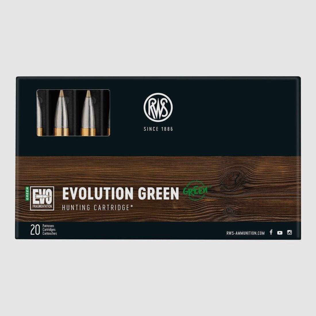 RWS Evo Green 139grs 20St .308Win