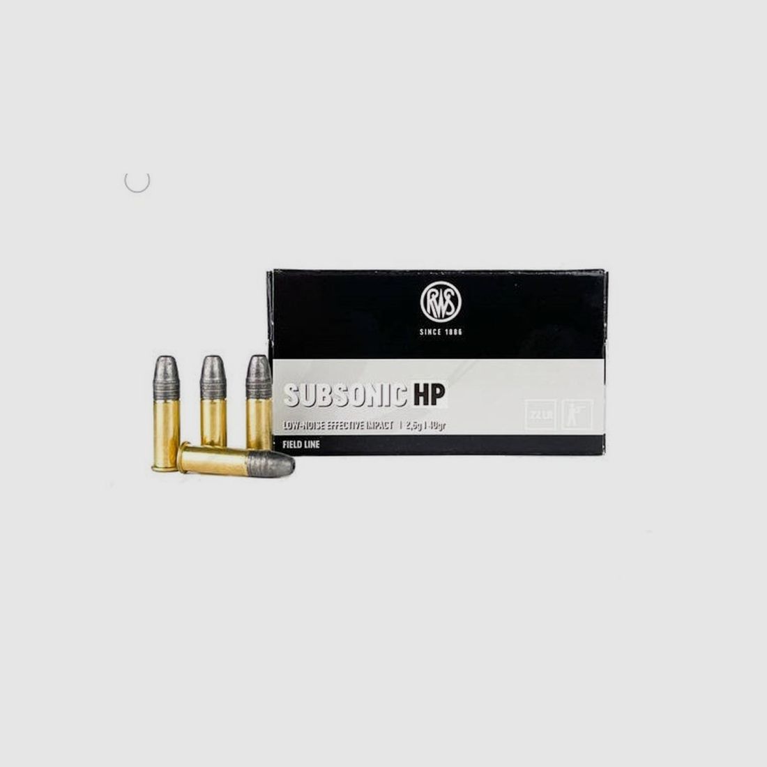 RWS CARTUCHOS 22LR SUBSONIC HP