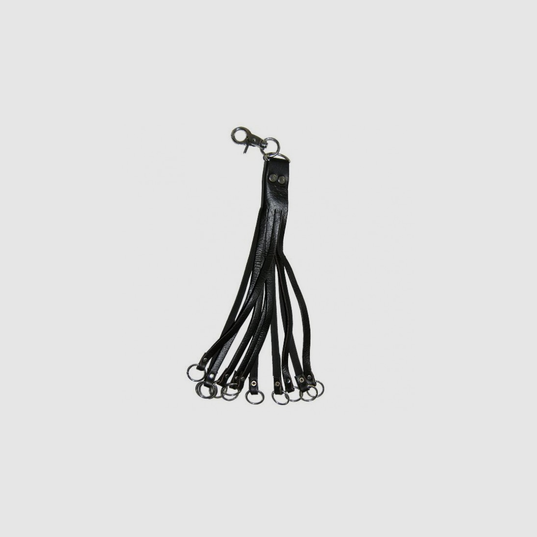 Proloo porte-gibier à plumes en cuir antique, 12 cordons
