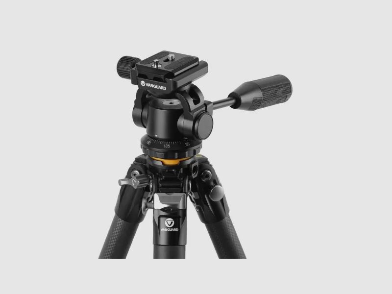 Vanguard Veo 5 264CO28 - Treppiede da viaggio in carbonio, testa di osservazione, immagine 14 di 23