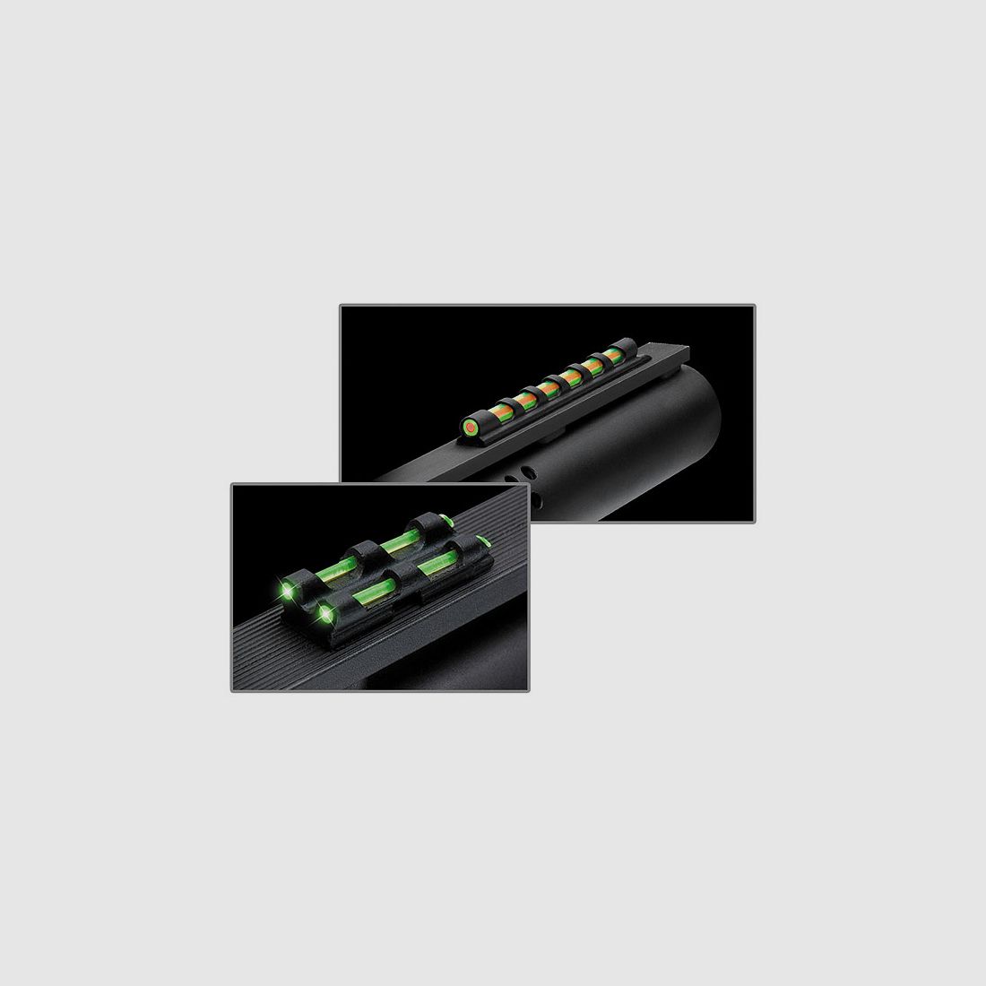 Visor de fibra de vidrio Truglo Gobble Dot para escopetas