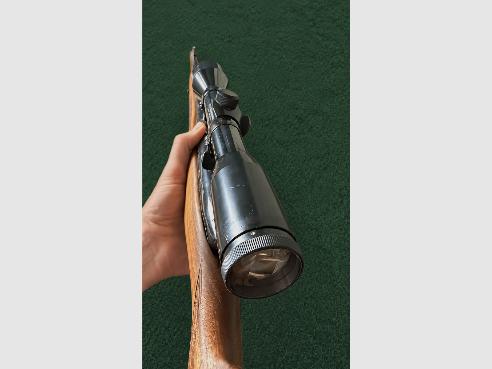 Steyr-Mannlicher Modell SL Stutzen, Kaliber 5,6×50 Mag., mit Nickell-Zielfernrohr, Bild 9 von 10