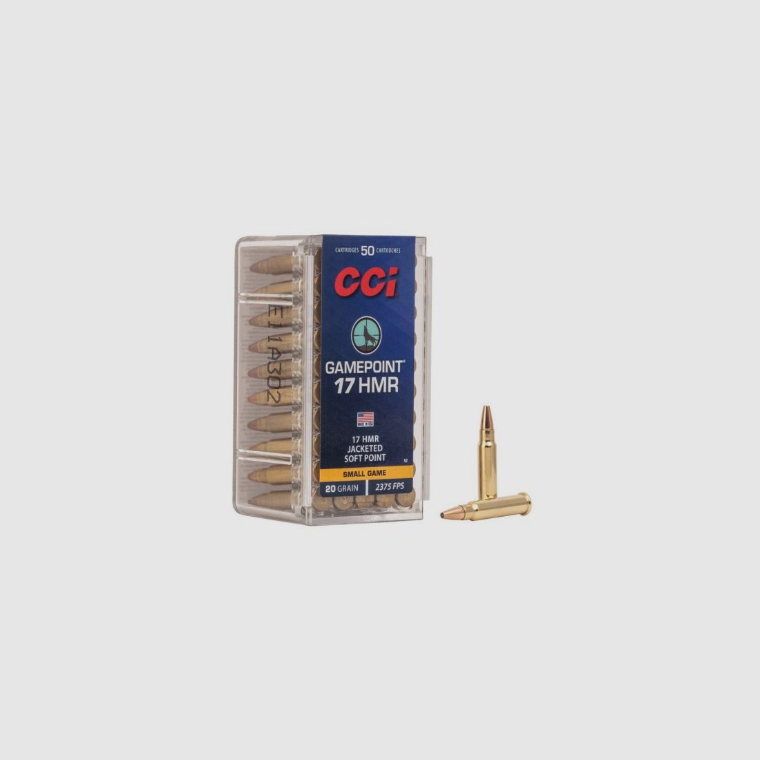 CCI Gamepoint - 17 HMR - 20 grains - JSP, Bild 1 von 2
