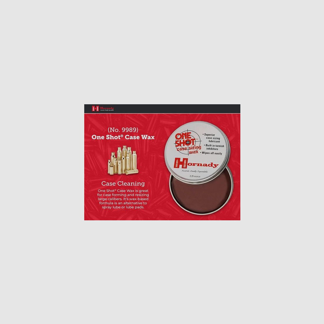 Hornady Cera para cartuchos ONE SHOT® CASE SIZING WAX #9989