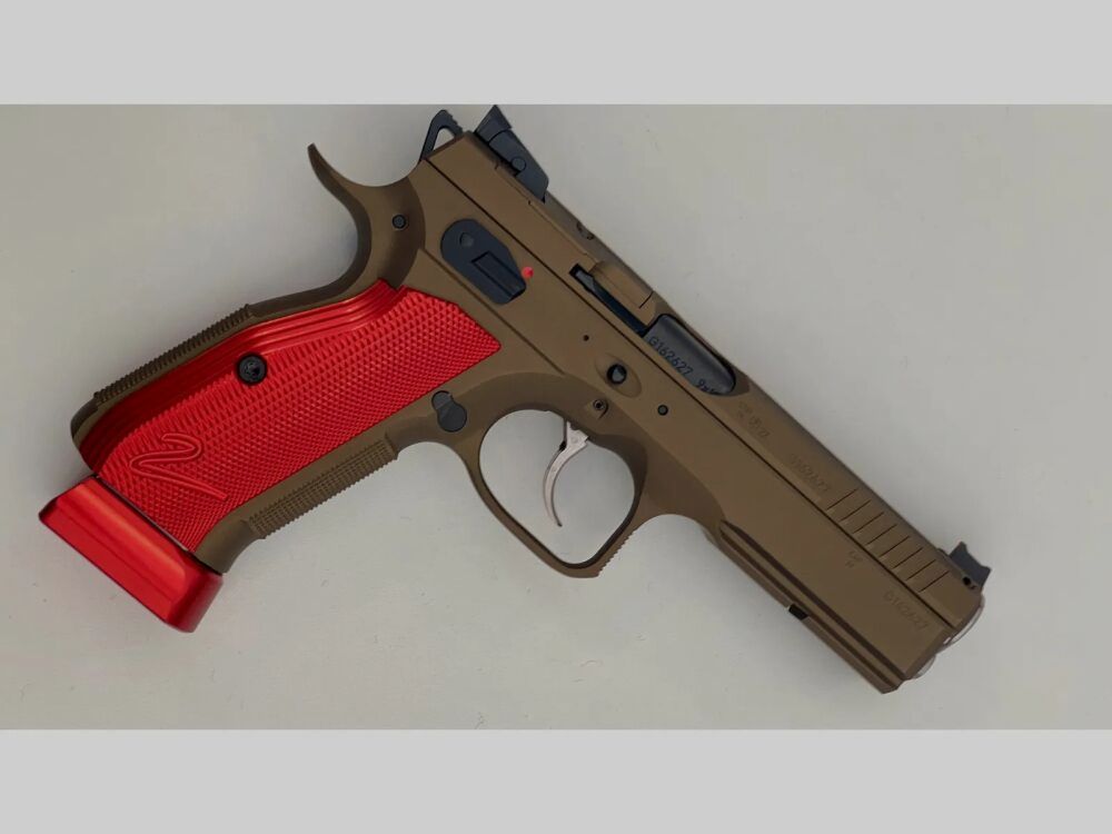 CZ Česká zbrojovka a.s. CZ SHADOW 2 Spécial "Jagdlounge BRONZE BRÛLÉ ROUGE Édition" NEU 9mmLuger