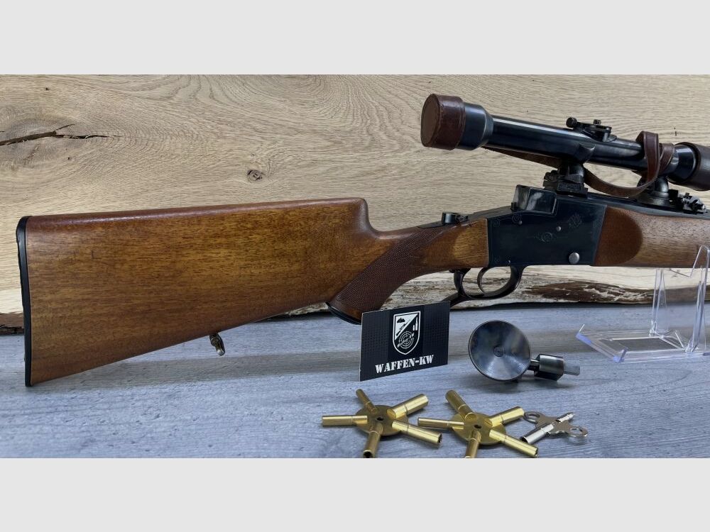 Fusil à bloc vertical - Fritz Langenhan Mod. 1936 + lunette Zielvier et .22lr