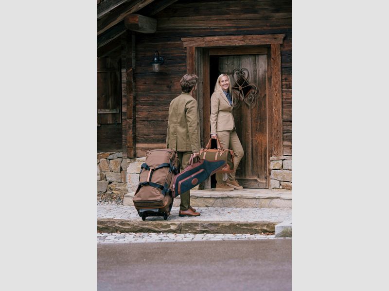 Blaser Tom chino in denim elasticizzato da uomo Dark Oliv, immagine 9 di 16