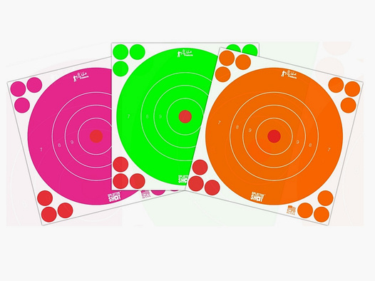 6 Objetivos Bullseye Combo 20cm