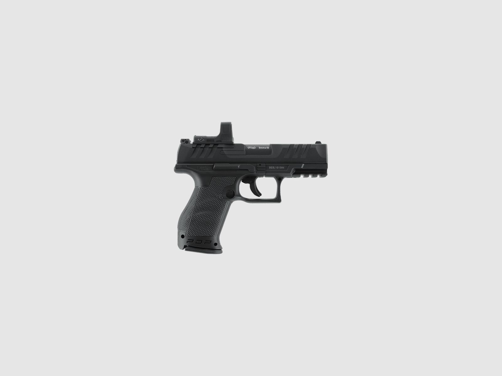Walther PDP Compact 4" Set CO2 Airsoft Pistool OR in Zwart | Umarex