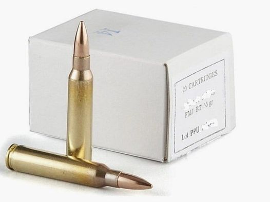 PRV/PPU Military Line .223 Rem FMJ 55 gr. - 20 pz.