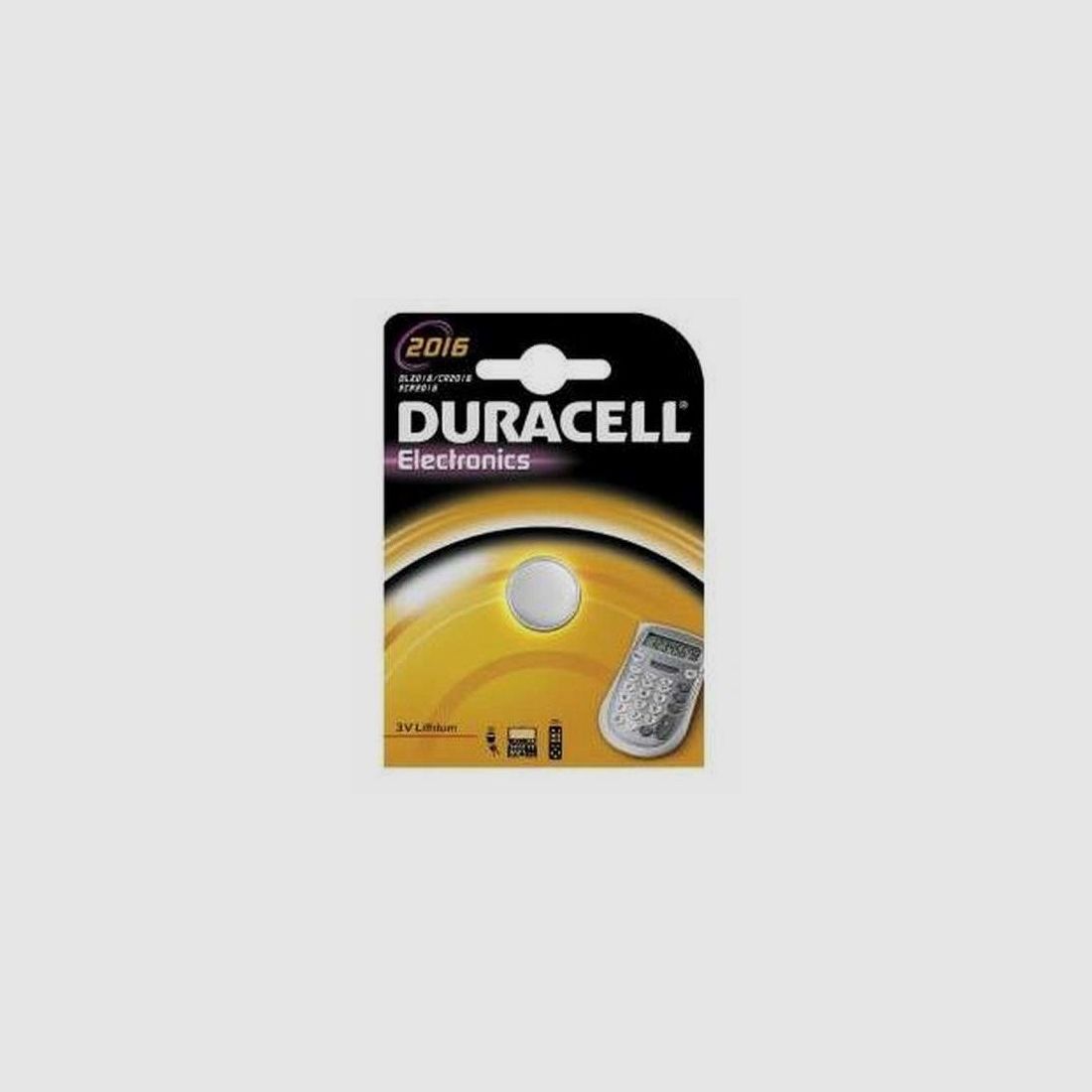 DURACELL LITHIUMBATERIJ 3V DL2016