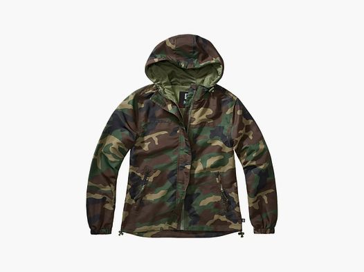 Brandit Brandit Jacke Summer Windbreaker Frontzip Frauen - Woodland / S