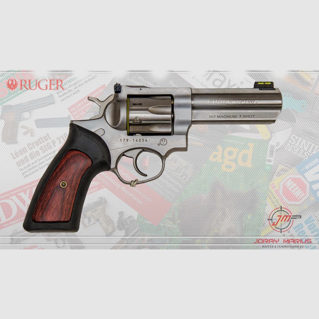 Ruger GP100 Revolver .357 Magnum 7-Schuss 4.2″ Stainless
