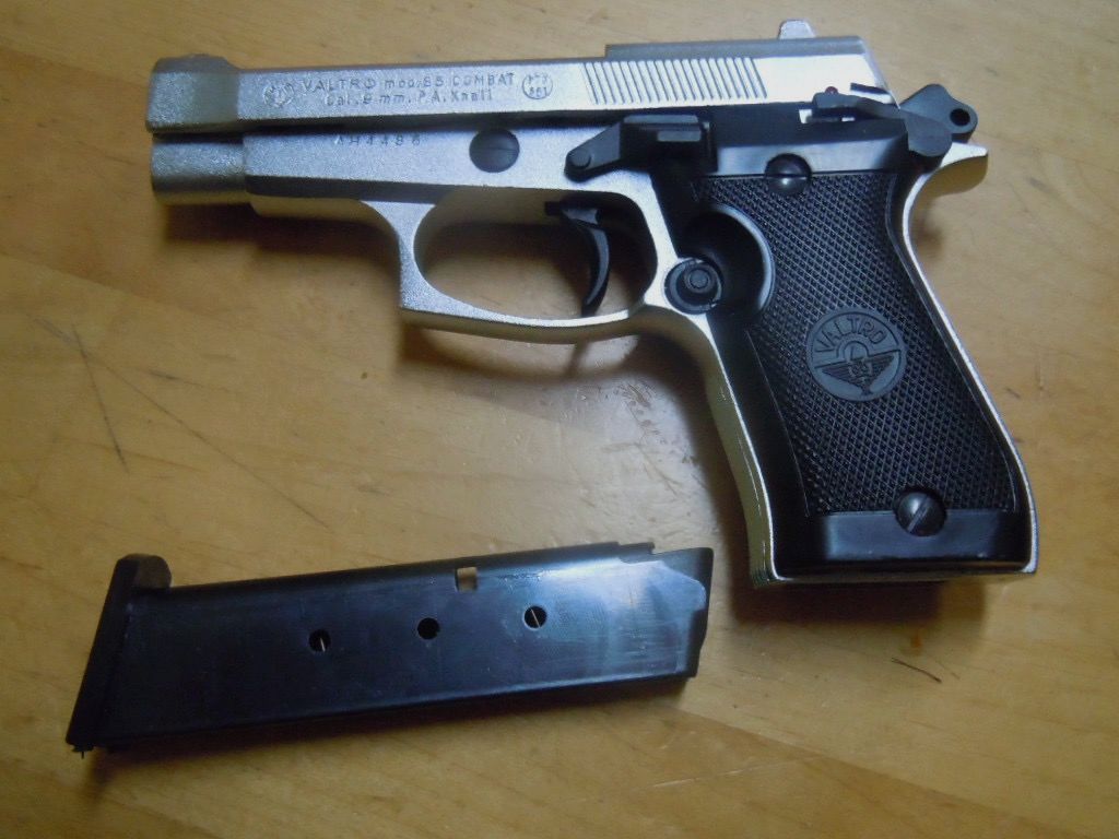Schreckschuss - Pistole VALTRO MOD 85 COMBAT CAL 9MM .P A. KNALL