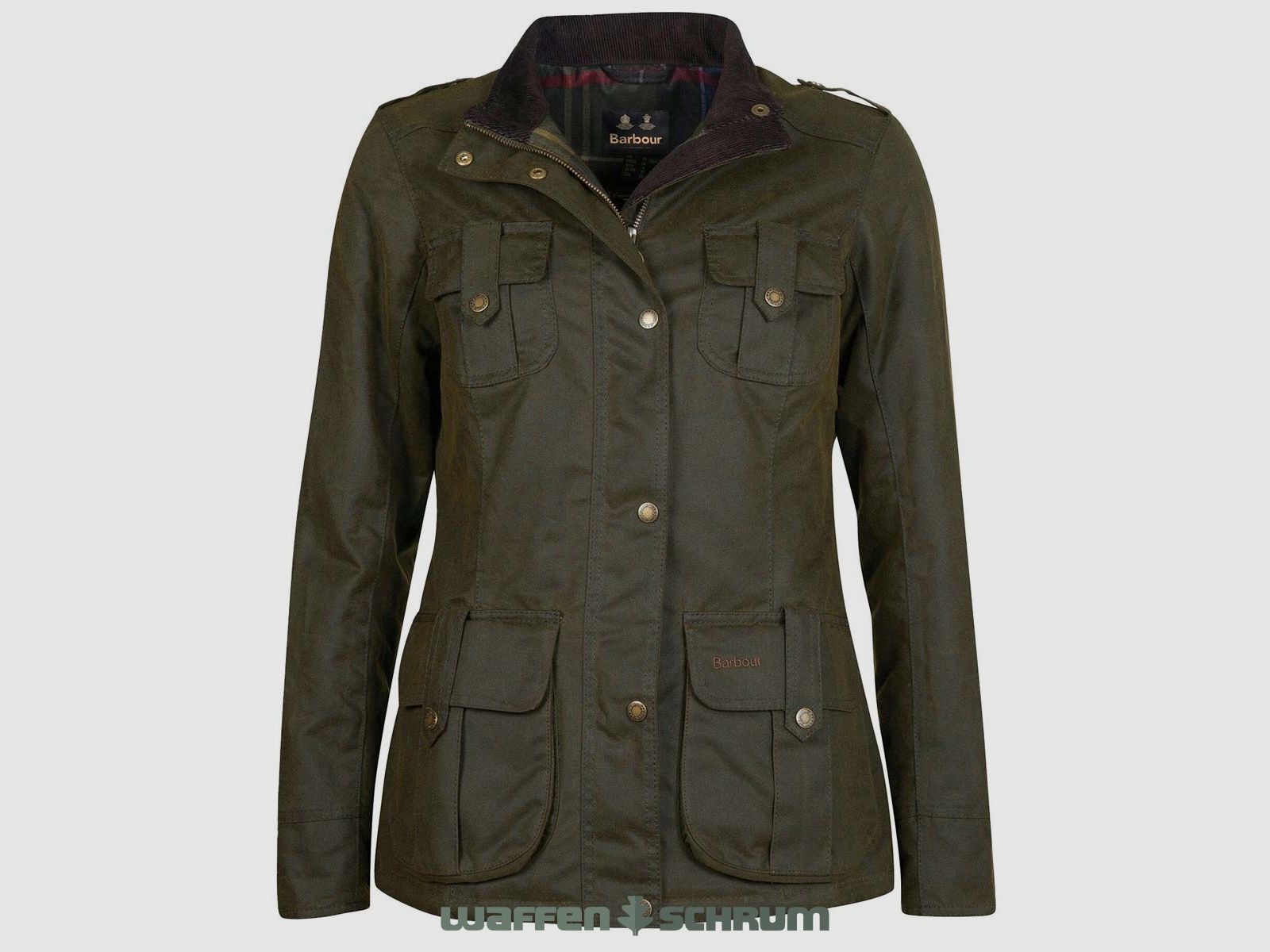Barbour Wachsjacke Defence Winter  Olive/Classic