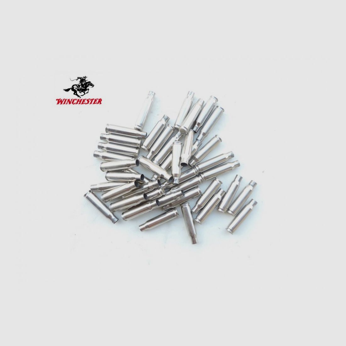 WINCHESTER Hülsen Nickel Kal. .308 Win gebraucht einmal verwendet Packung 40 Stk